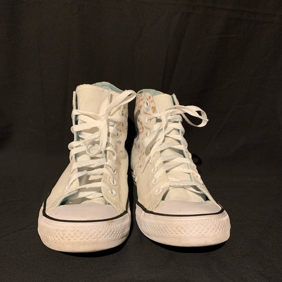 Converse Hi Top Confetti print sz Mens 10, Women’s 12 - Picture 2 of 7